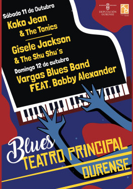 BLUES TEATRO PRINCIPAL DE OURENSE - KOKO JEAN & THE TONICS Y GISELE JACKSON & THE SHU SHU´S